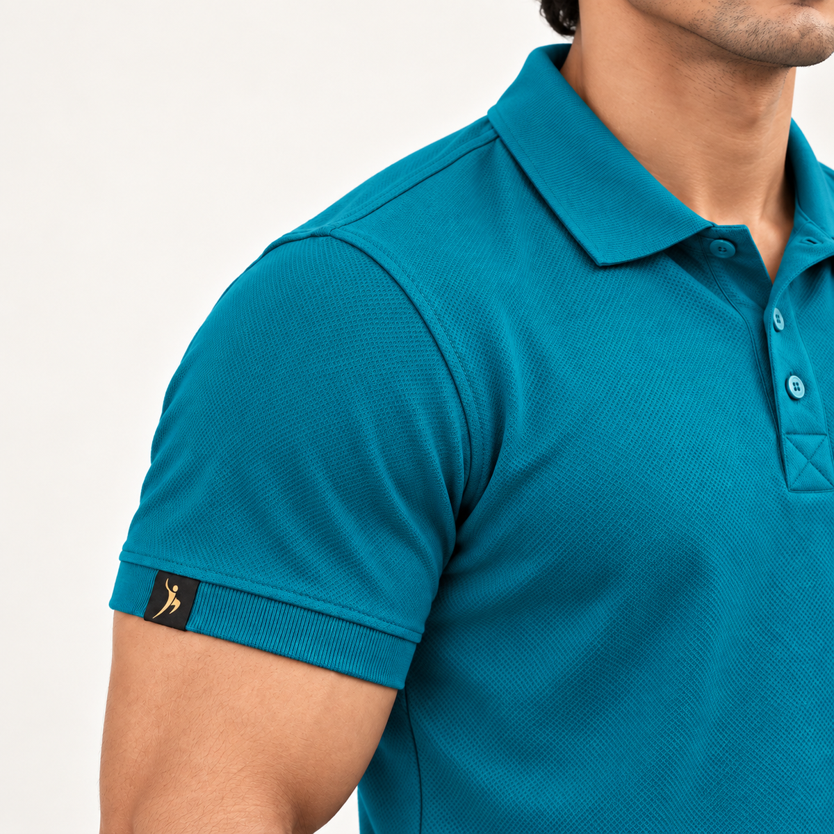 Rapid Fit Collar T-Shirt - Harbour Blue