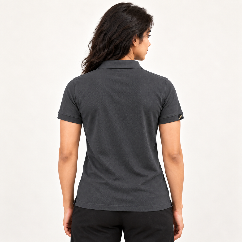 Rapid Fit Women's Polo T-Shirt - Dark Grey