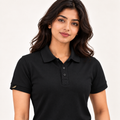 Rapid Fit Women's Polo T-Shirt - Black