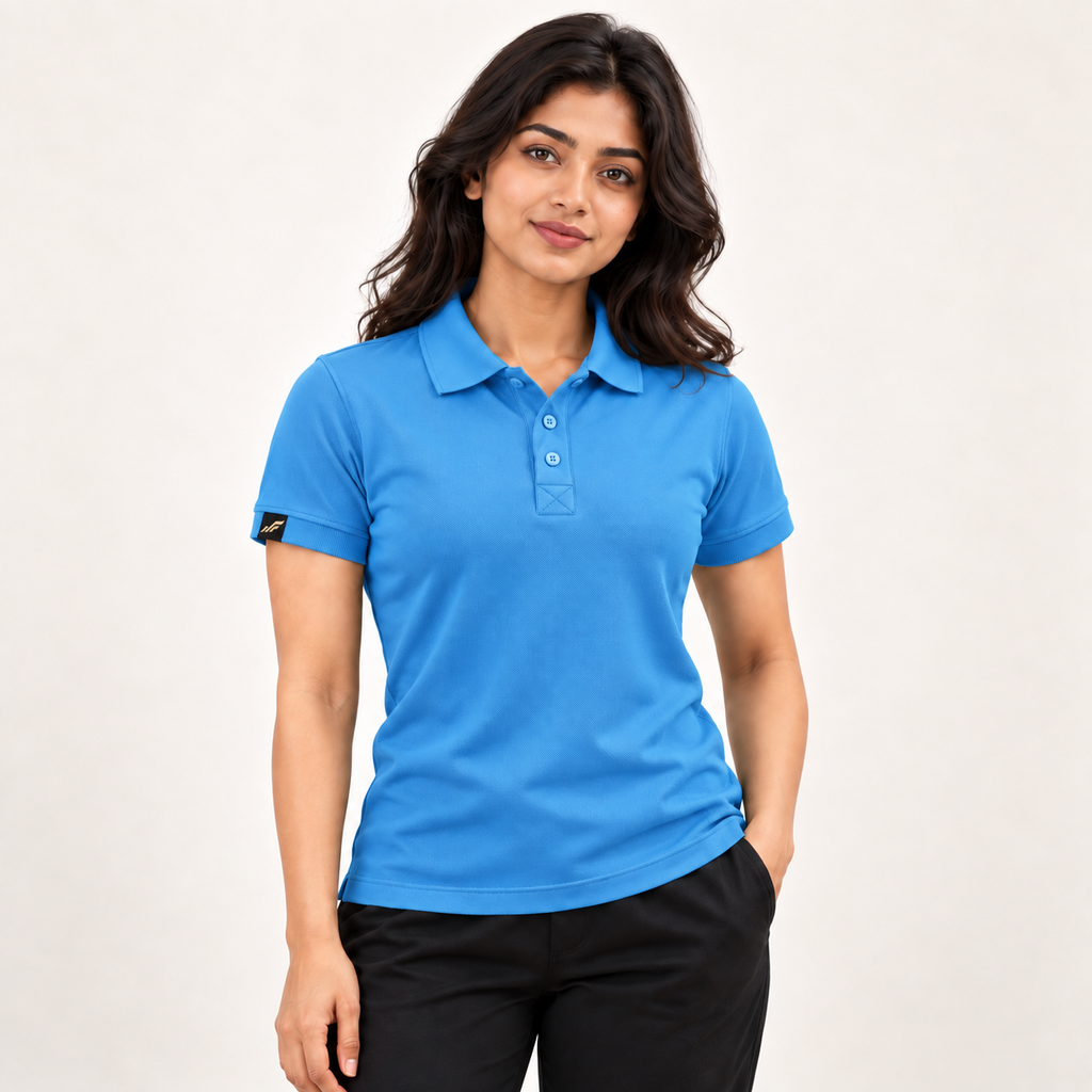 Rapid Fit Women's Polo T-Shirt - Blue