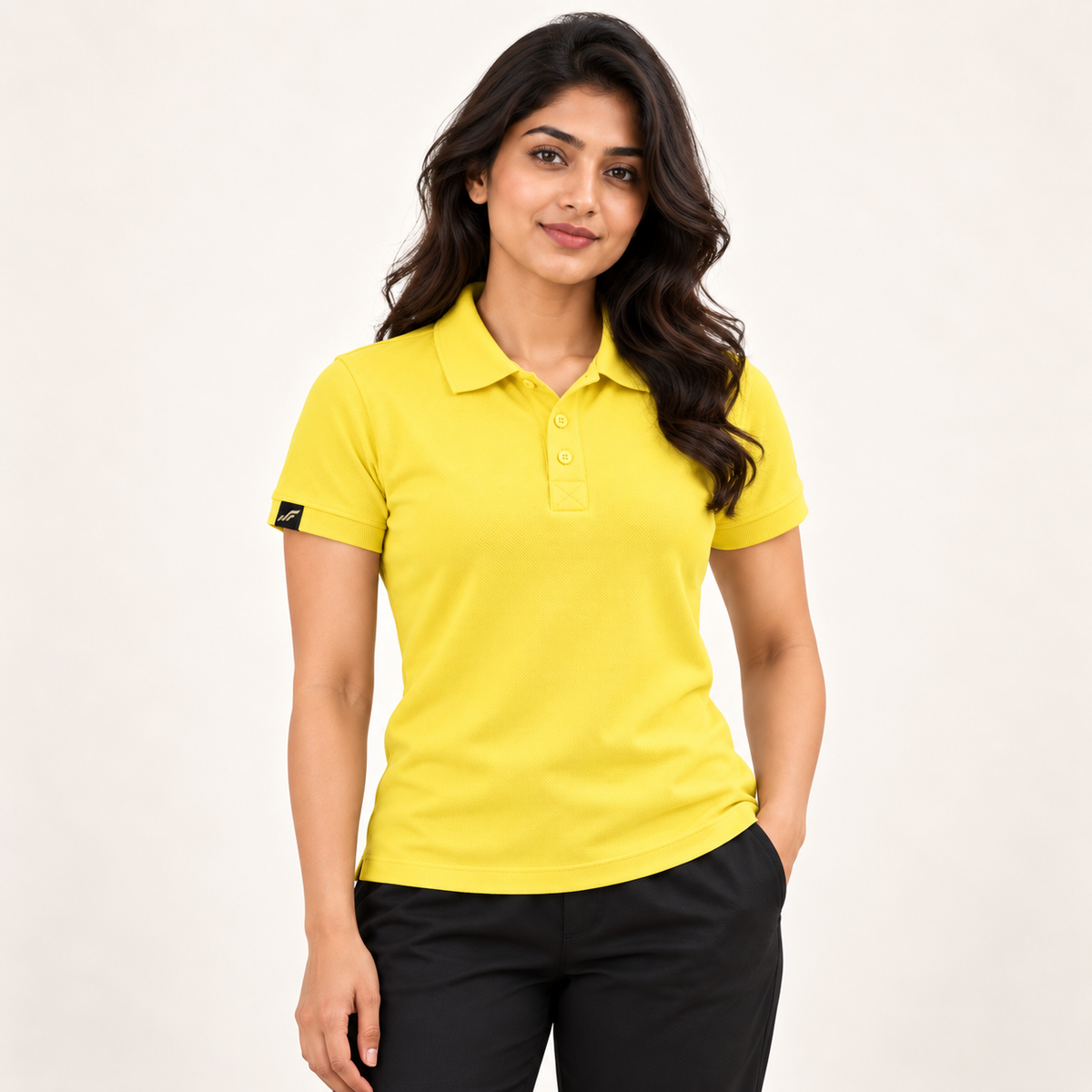 Rapid Fit Women's Polo T-Shirt - Lemon Yellow
