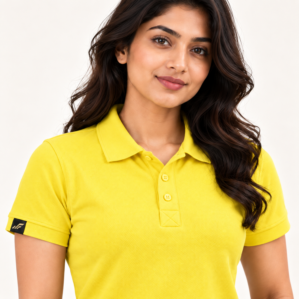 Rapid Fit Women's Polo T-Shirt - Lemon Yellow