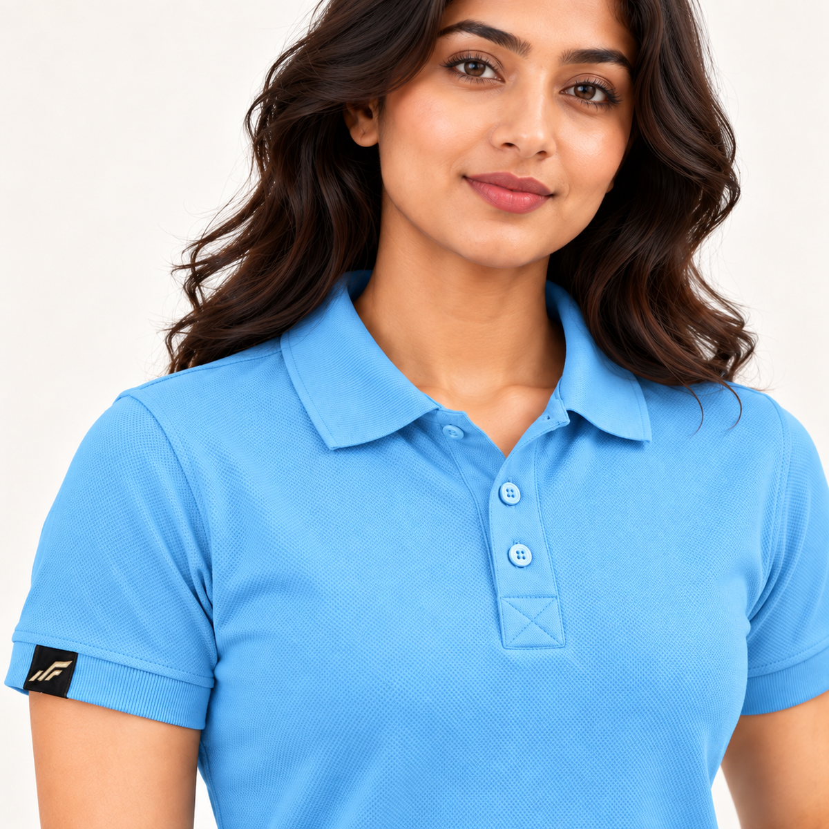 Rapid Fit Women's Polo T-Shirt - Light Blue
