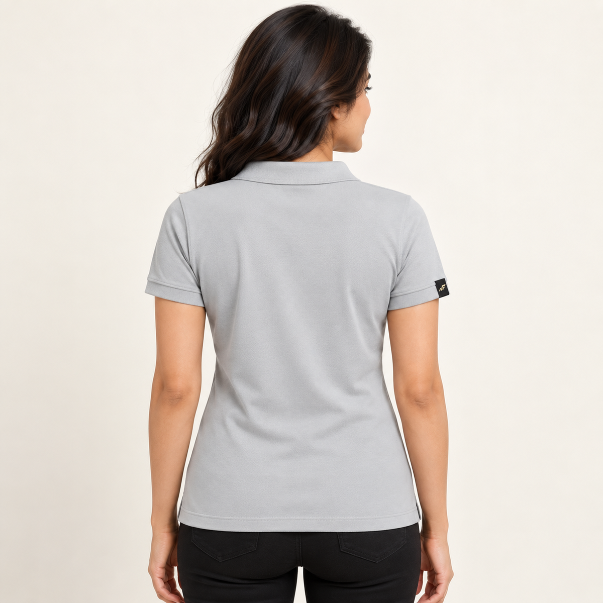 Rapid Fit Women's Polo T-Shirt - Light Grey