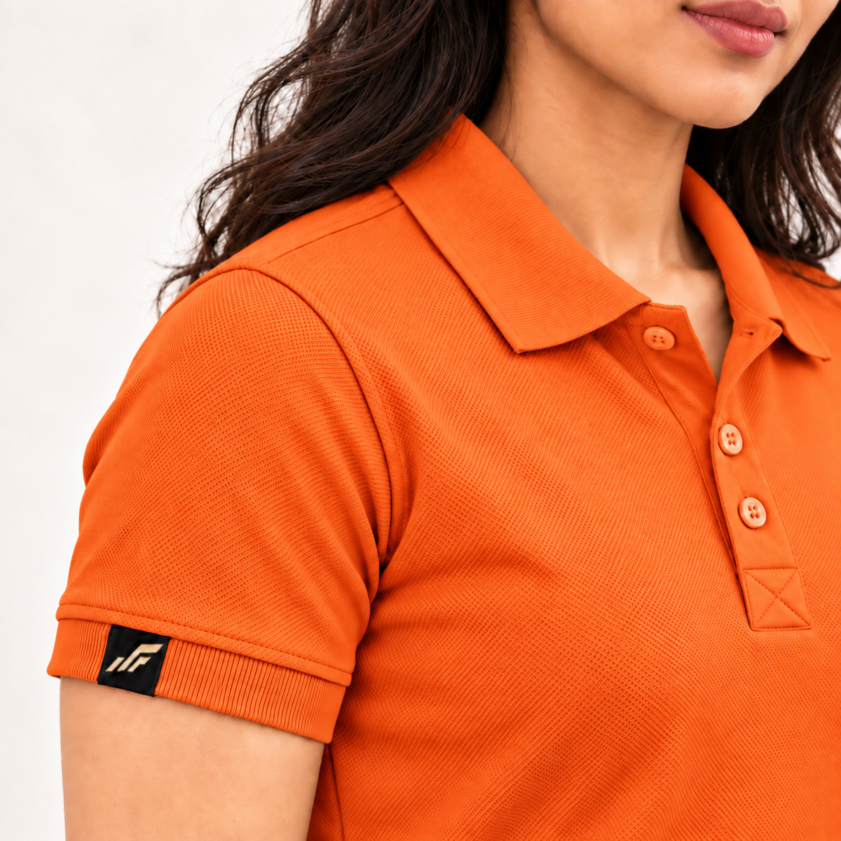 Rapid Fit Women's Polo T-Shirt - Orange