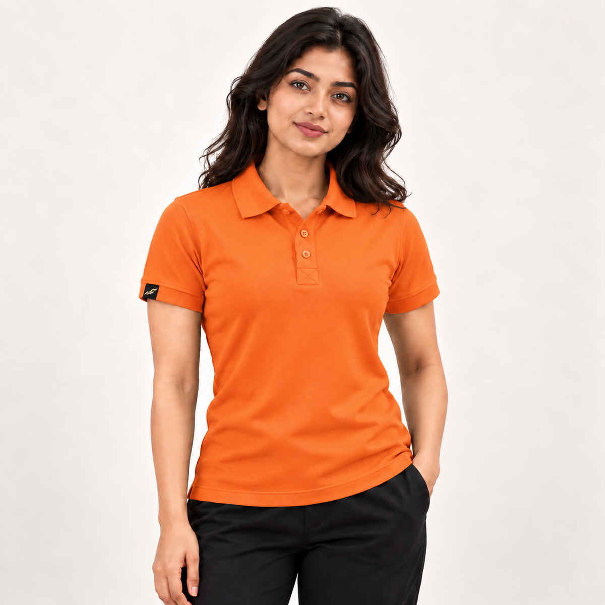 Rapid Fit Women's Polo T-Shirt - Orange