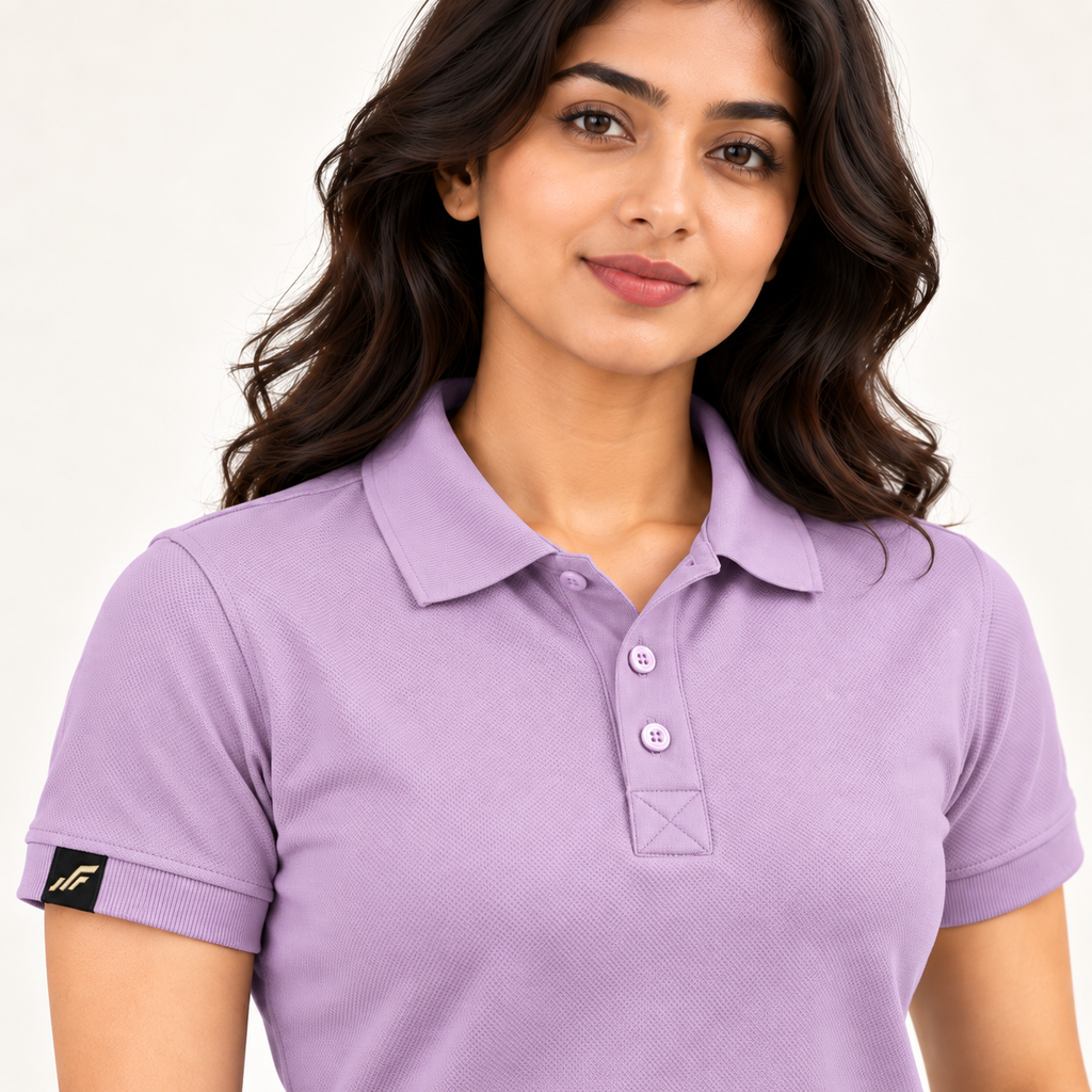 Rapid Fit Women's Polo T-Shirt - Purple