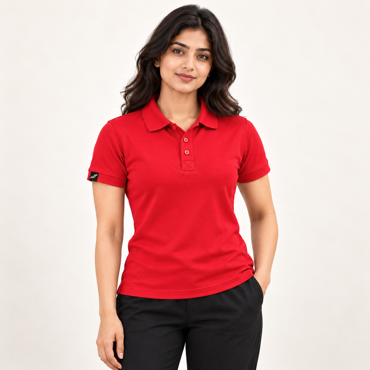 Rapid Fit Women's Polo T-Shirt - Red