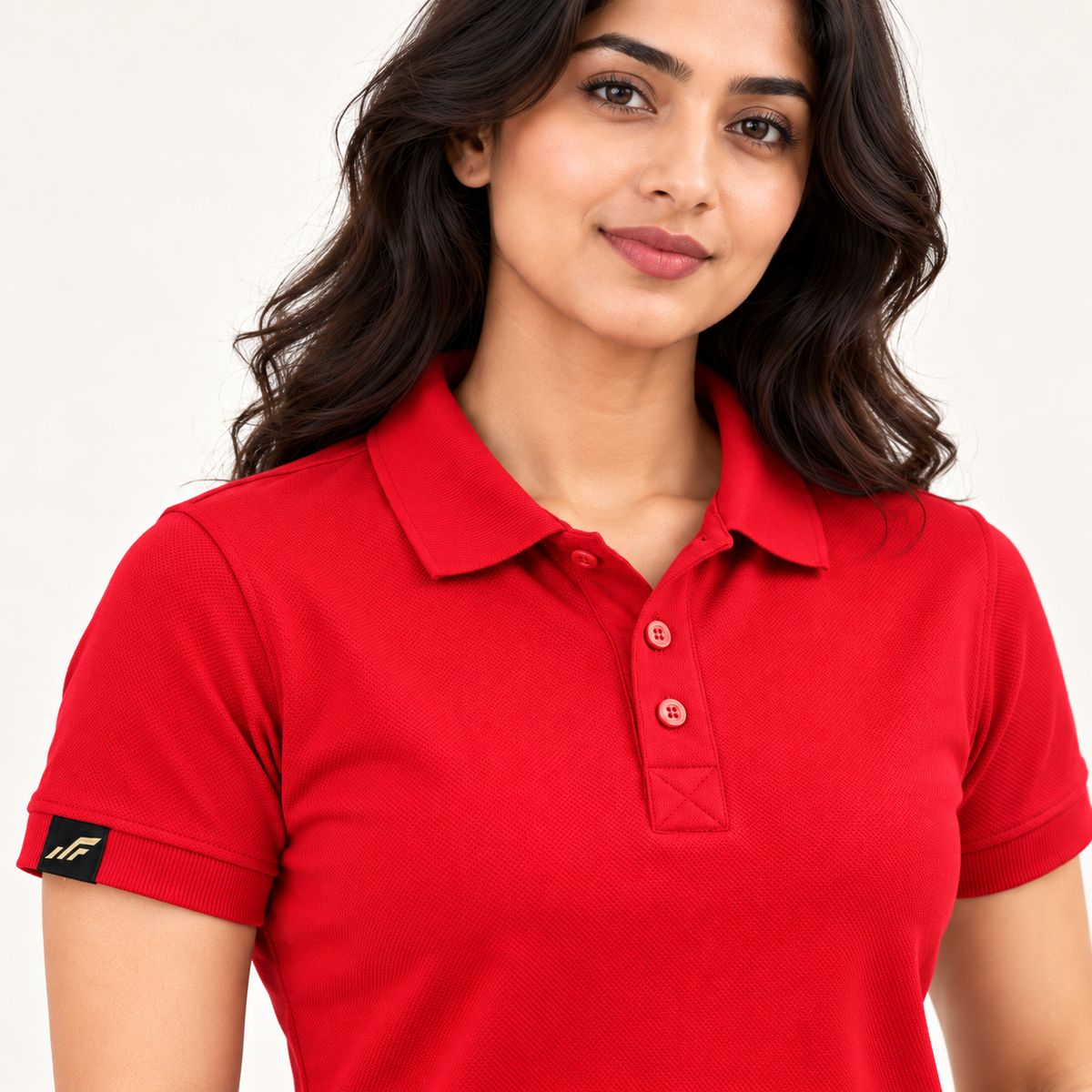 Rapid Fit Women's Polo T-Shirt - Red