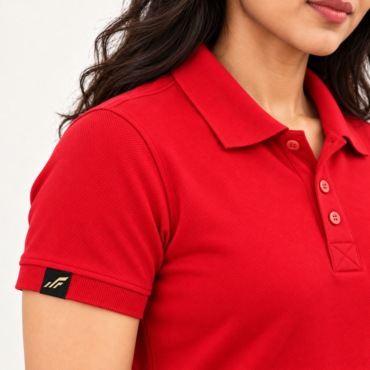 Rapid Fit Women's Polo T-Shirt - Red