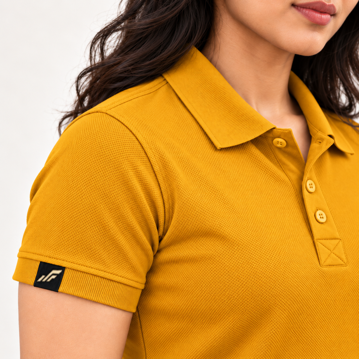 Rapid Fit Women's Polo T-Shirt - Yellow