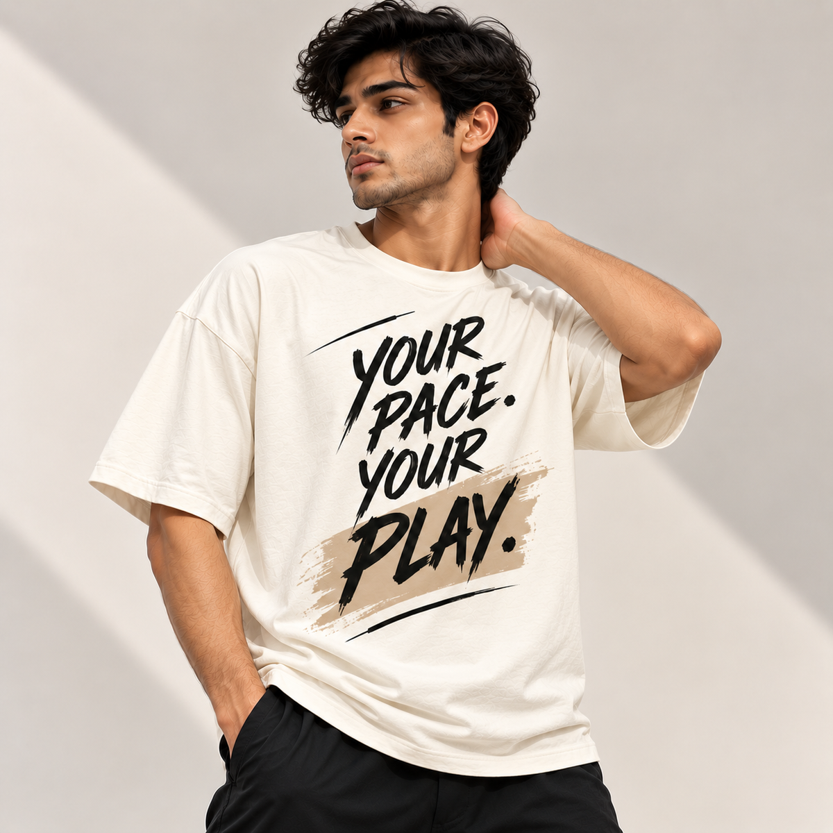 Oversized T-Shirt 240 GSM - Off White